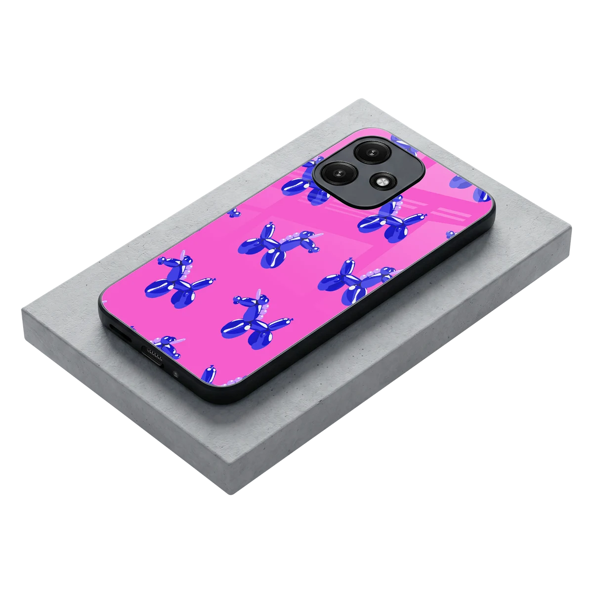Unicorn stylish phone case for redmi 12 5g | glossy glass and slim fit
