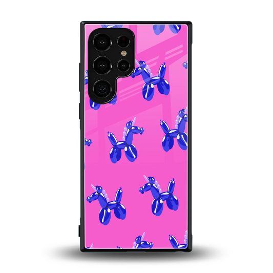 Unicorn back phone cover | glass case for samsung galaxy s24 ultra