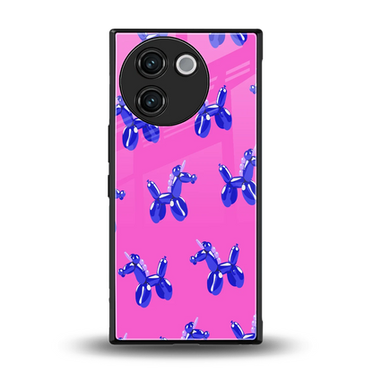Unicorn back phone cover | glass case for vivo v30e