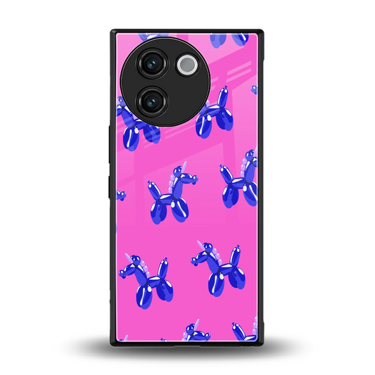 Unicorn back phone cover | glass case for vivo v30e