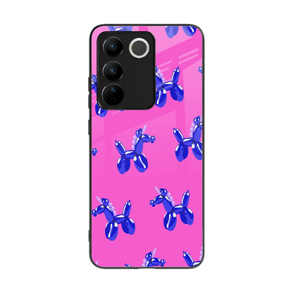 Unicorn back phone cover | glass case for vivo v27 5g