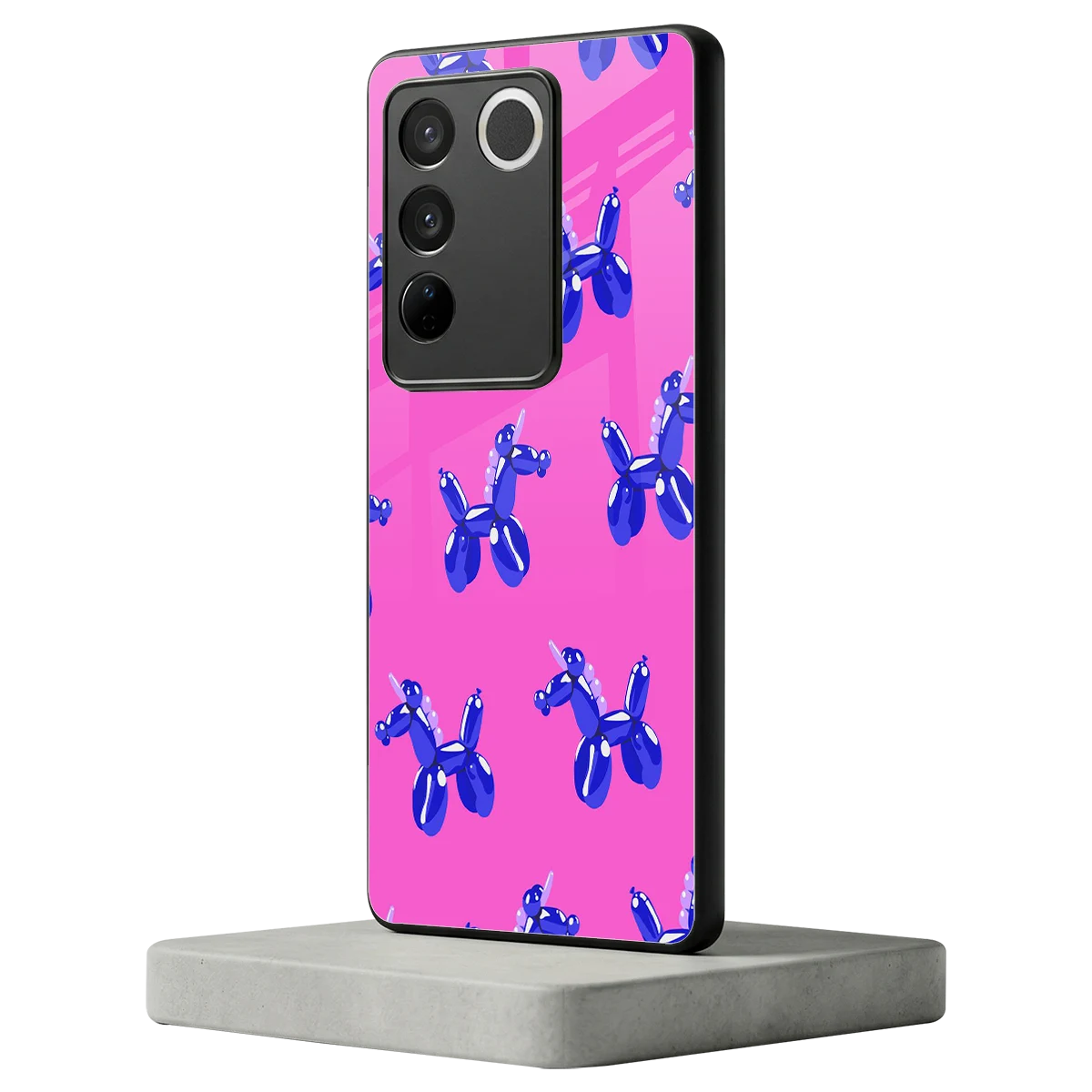 Unicorn vivo v27 5g mobile cover | shockproof glass phone case