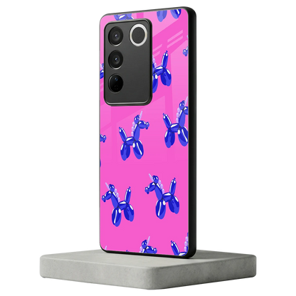 Unicorn vivo v27 5g mobile cover | shockproof glass phone case