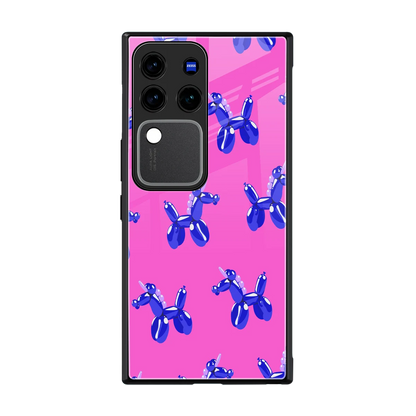 Unicorn back phone cover | glass case forvivo v30 pro