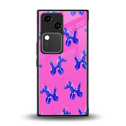 Unicorn back phone cover | glass case for vivo v30