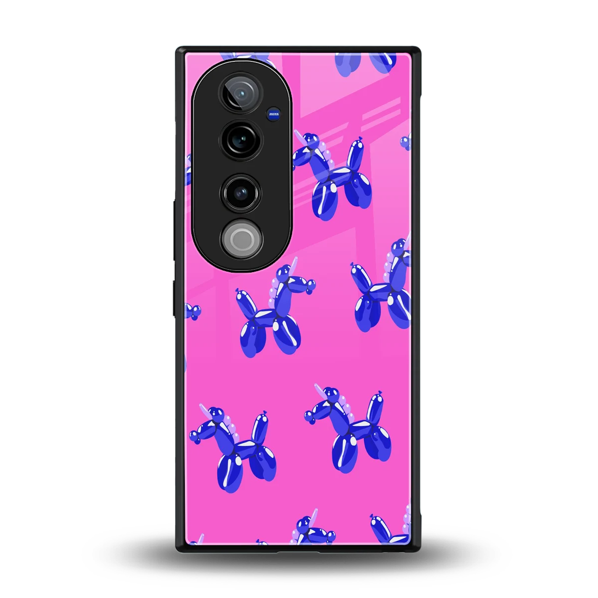 Unicorn back phone cover | glass case for vivo v40 pro