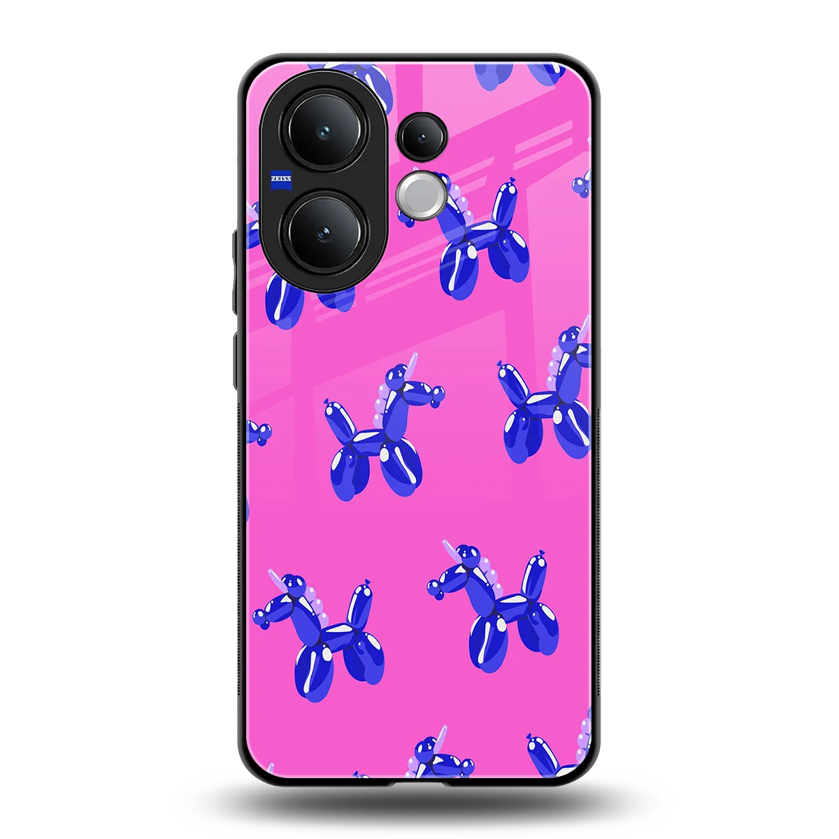 Unicorn back phone cover | glass case for vivo v60