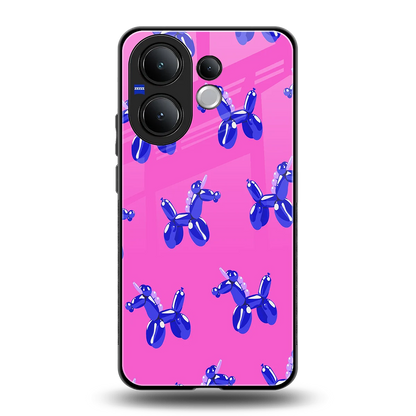 Unicorn back phone cover | glass case for vivo v60