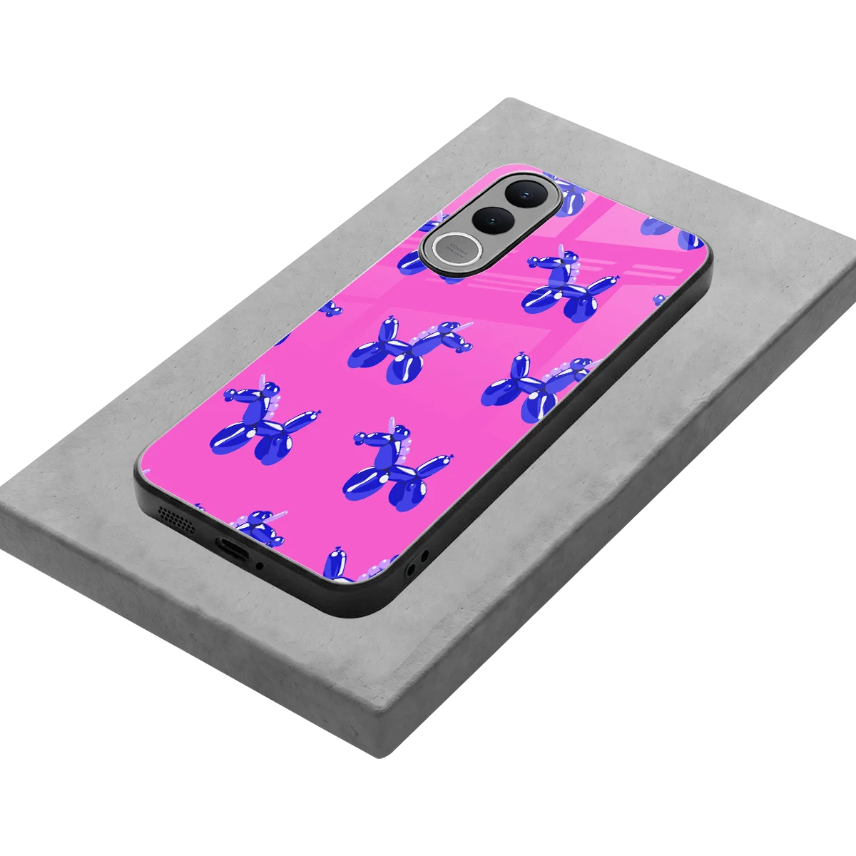 Unicorn stylish phone case for vivo v70 fe | glossy glass and slim fit