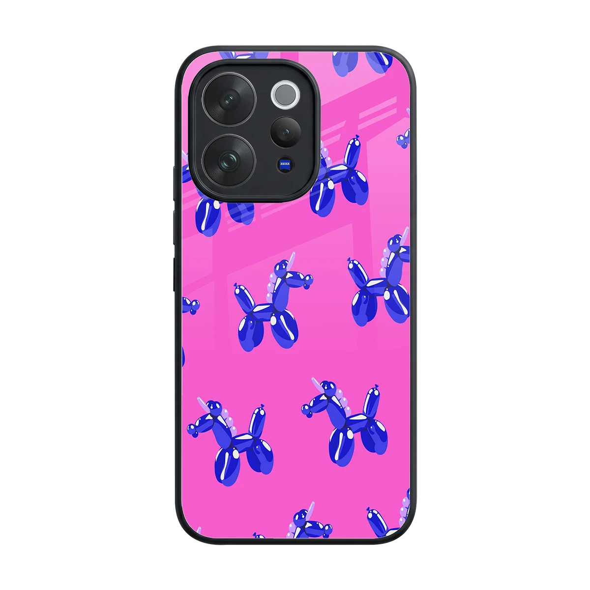 Unicorn back phone cover | glass case for vivo v70