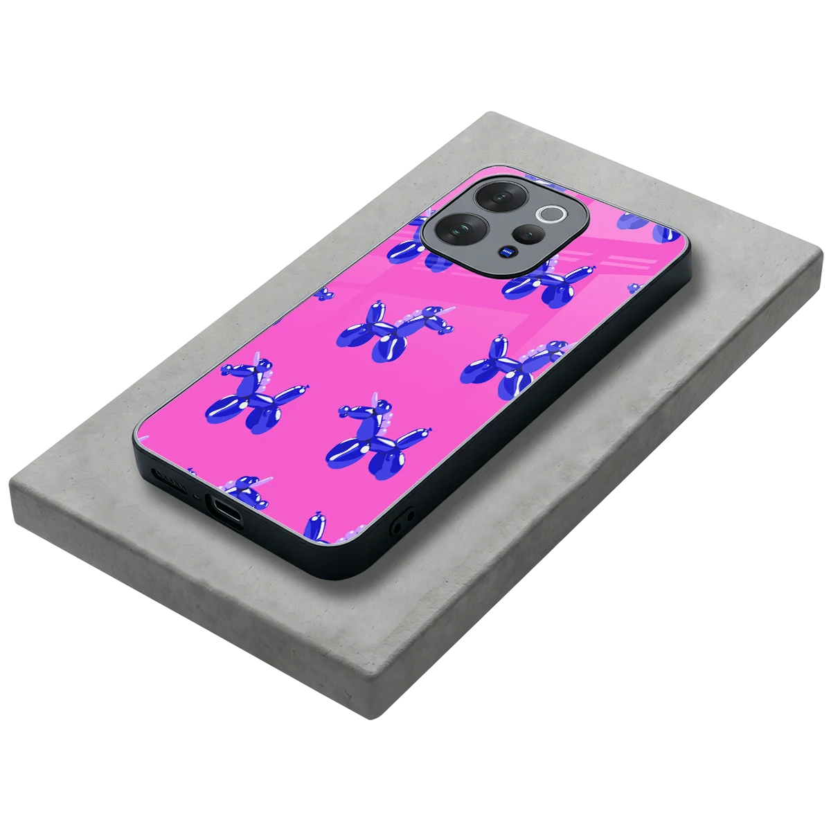 Unicorn stylish phone case for vivo v70 | glossy glass and slim fit