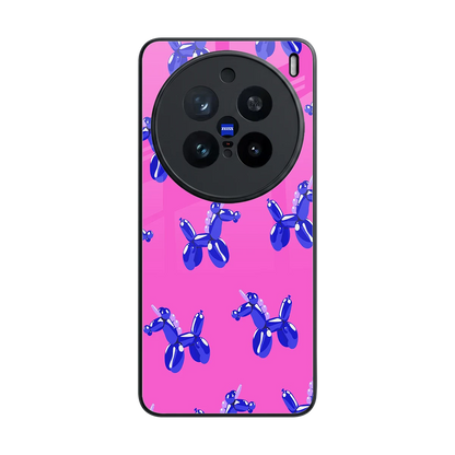 Unicorn back phone cover | glass case for vivo x200 pro