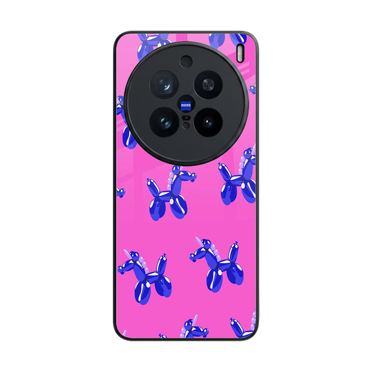 Unicorn back phone cover | glass case for vivo x200 pro