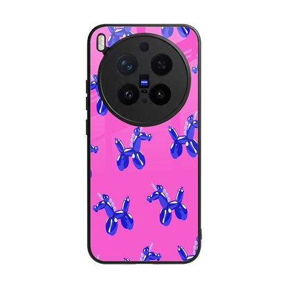 Unicorn back phone cover | glass case for vivo x300 pro