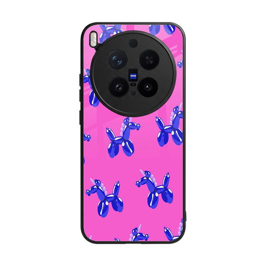 Unicorn back phone cover | glass case for vivo x300 pro