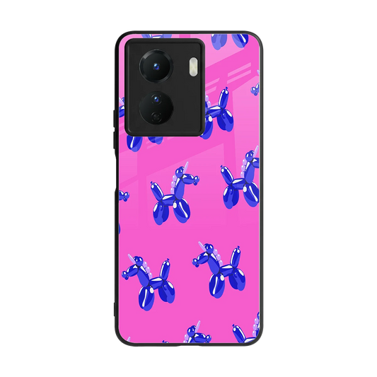 Unicorn back phone cover | glass case for vivo y16