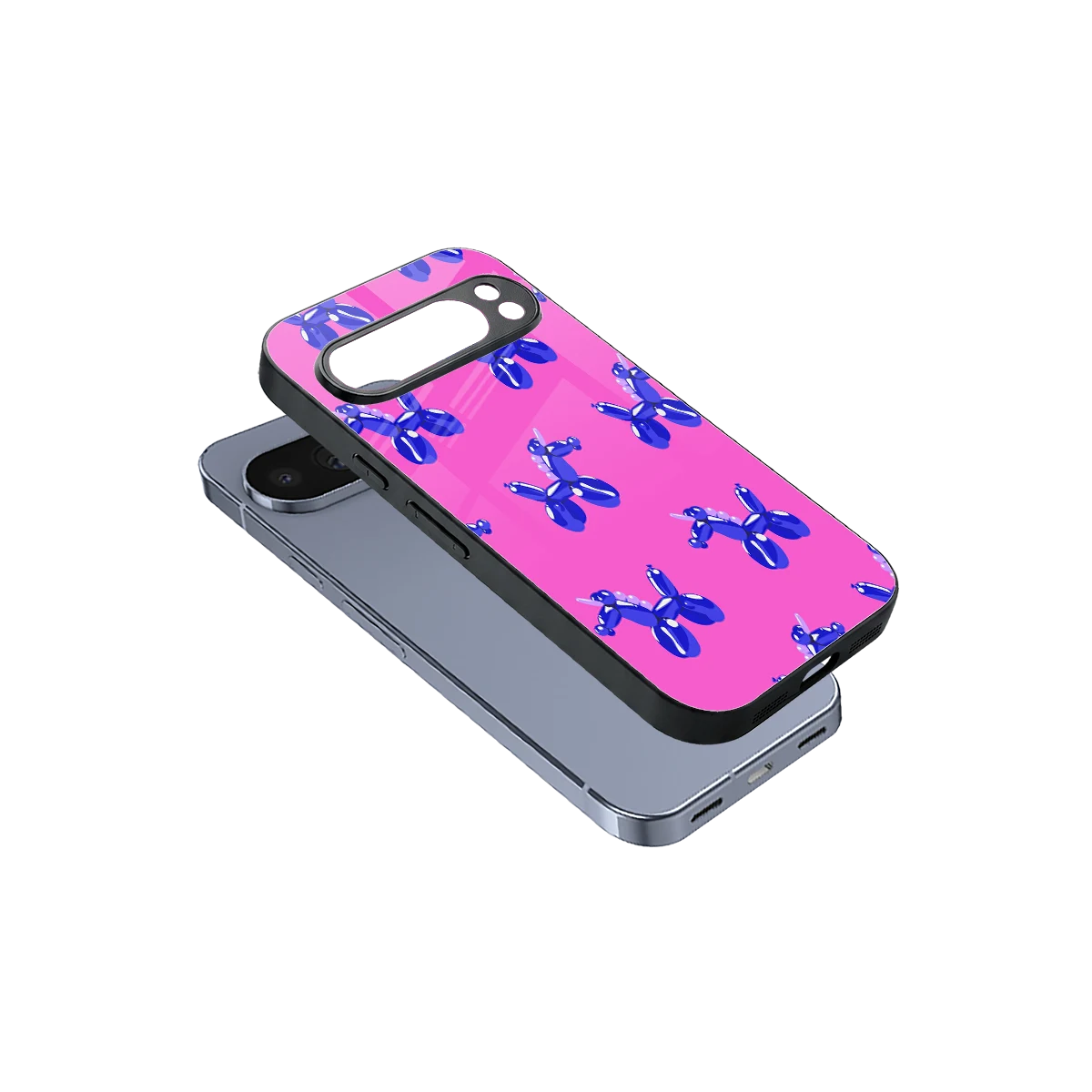 Unicorn sleek google pixel 10 pro cover with tempered glass back and TPU edges