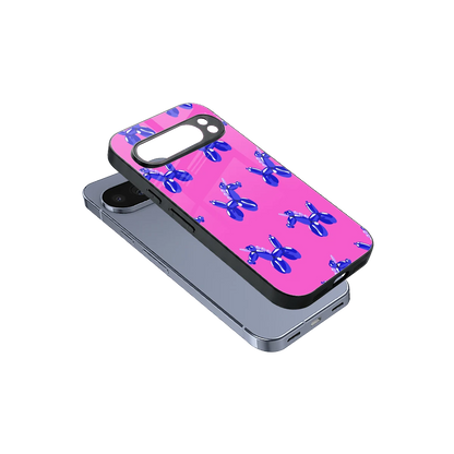 Unicorn sleek google pixel 10 pro cover with tempered glass back and TPU edges
