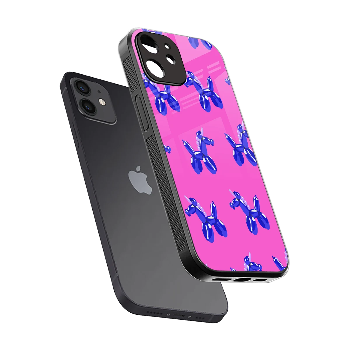 Unicorn sleek iphone 11 cover with tempered glass back and TPU edges