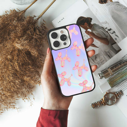Unicorn Dreams TPU glass hybrid case for iPhone 16 | premium mobile back cover