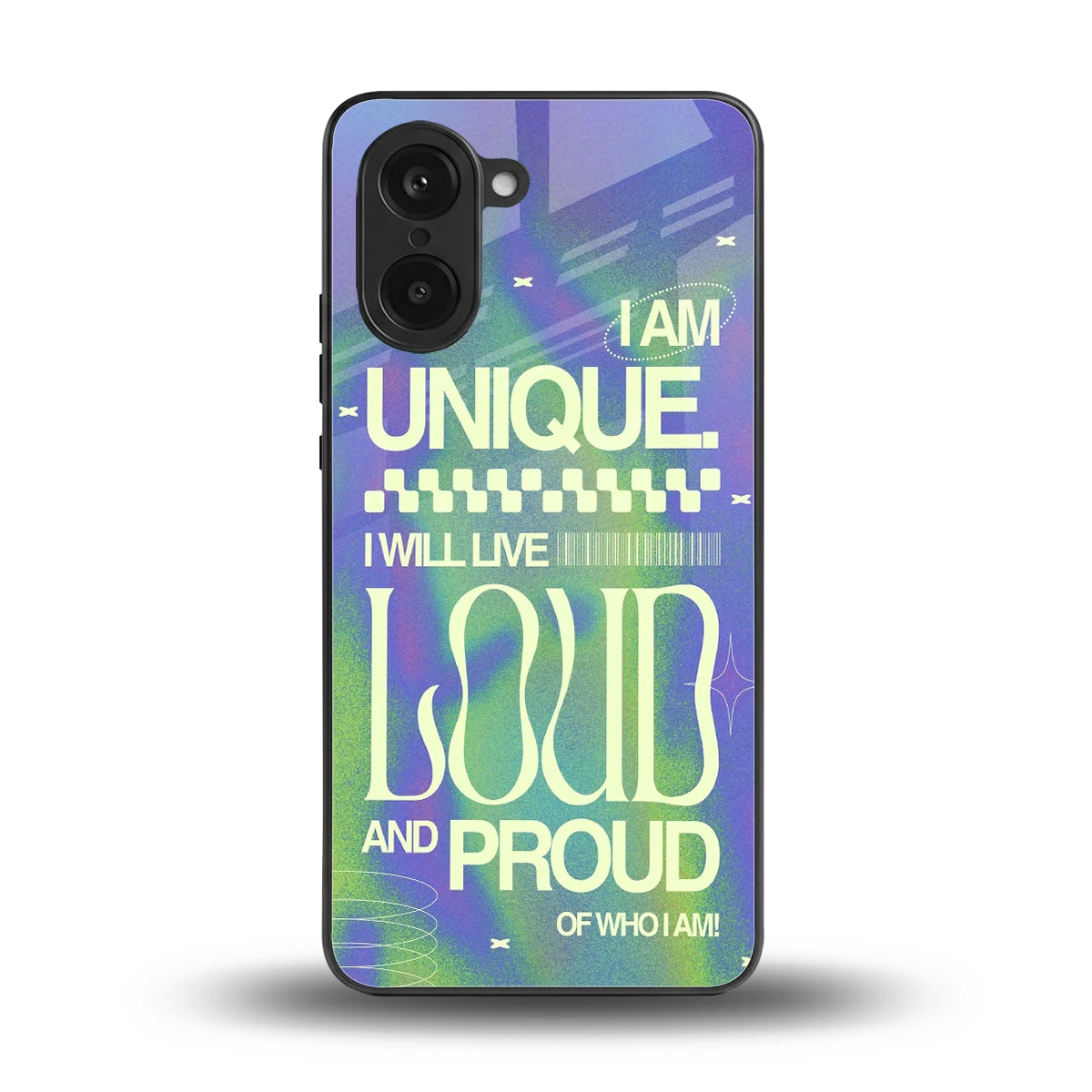 Uniquely Me back phone cover | glass case for oneplus nord ce5 5g