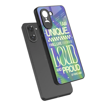 Uniquely Me sleek oneplus nord ce5 5g cover with tempered glass back and TPU edges