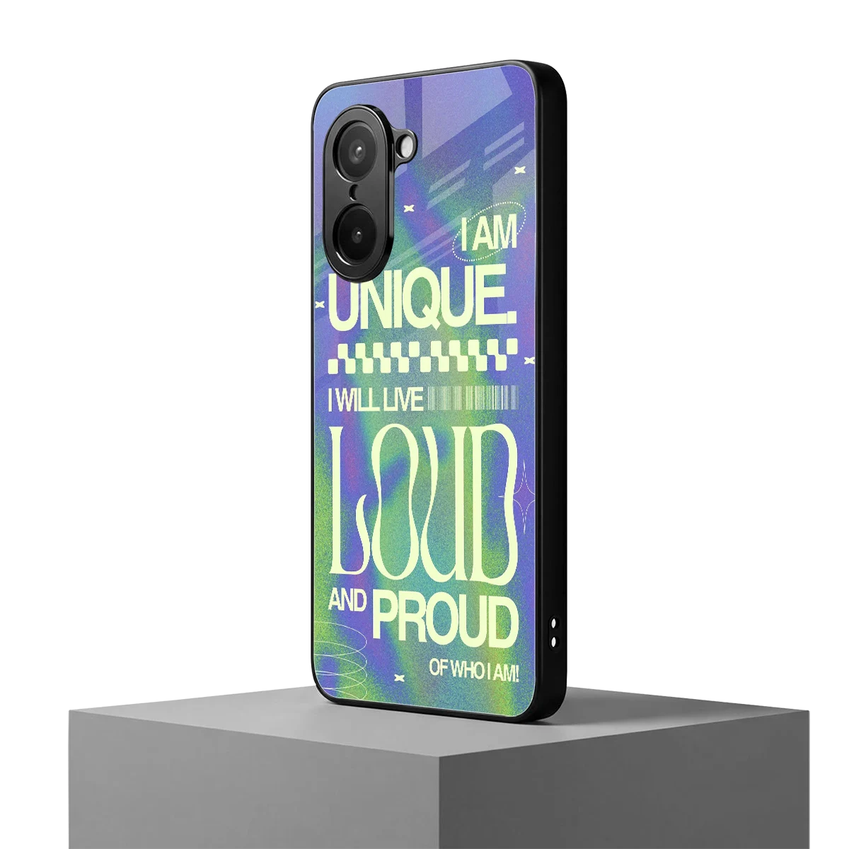 Uniquely Me oneplus nord ce5 5g mobile cover | shockproof glass phone case
