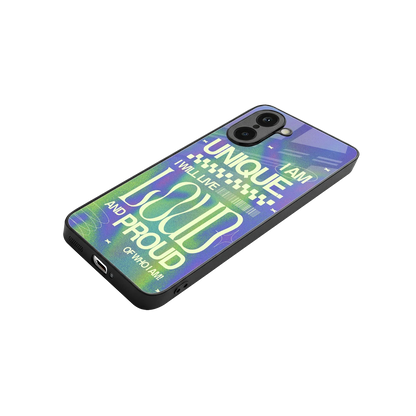 Uniquely Me stylish phone case for oneplus nord ce5 5g | glossy glass and slim fit