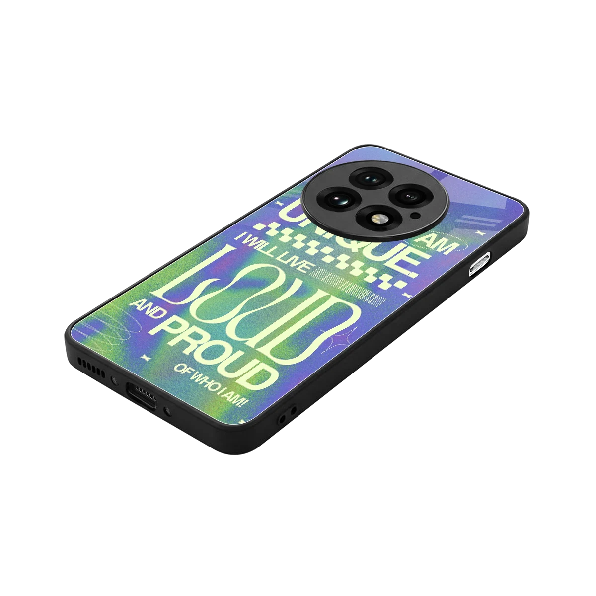 Uniquely Me stylish phone case for oneplus 13 | glossy glass and slim fit