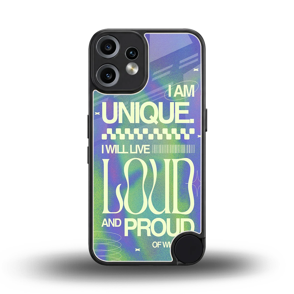 Uniquely Me back phone cover | glass case for cmf nothing phone 2 pro