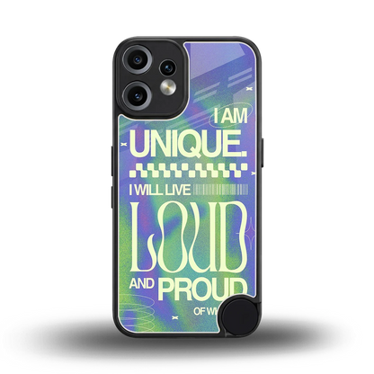Uniquely Me back phone cover | glass case for cmf nothing phone 2 pro
