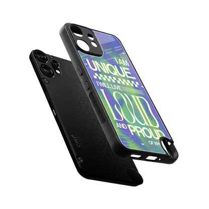 Uniquely Me sleek cmf nothing phone 2 pro cover with tempered glass back and TPU edges