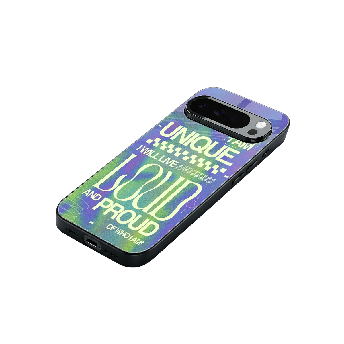 Uniquely Me stylish phone case for google pixel 10 pro xl | glossy glass and slim fit