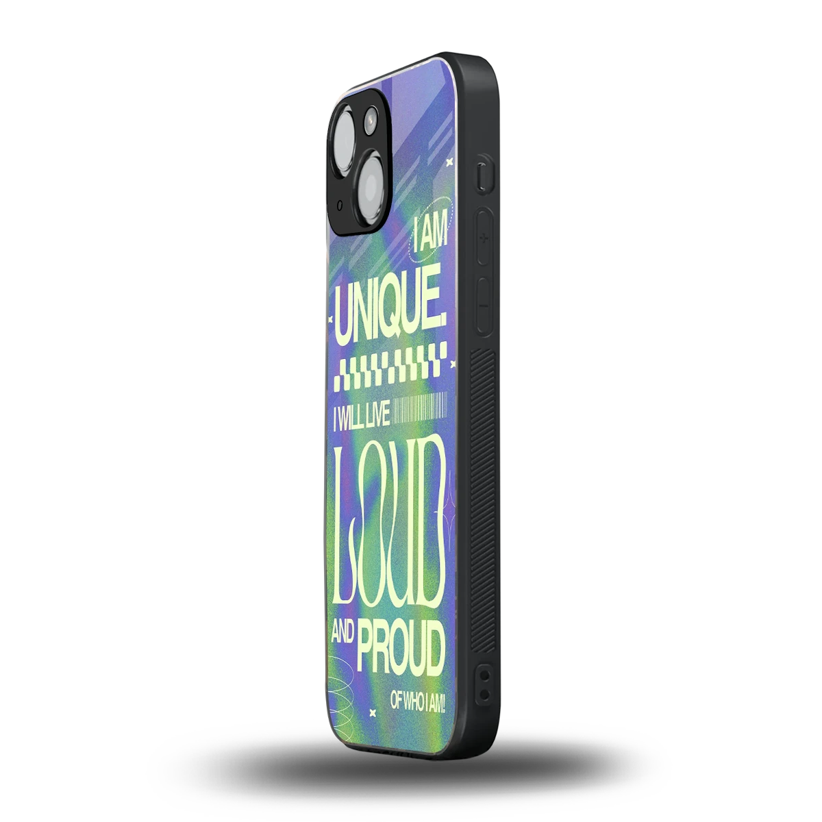 Uniquely Me iphone 13 mini mobile cover | shockproof glass phone case