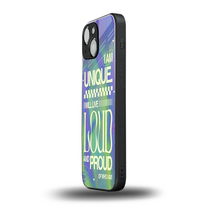 Uniquely Me iphone 13 mini mobile cover | shockproof glass phone case
