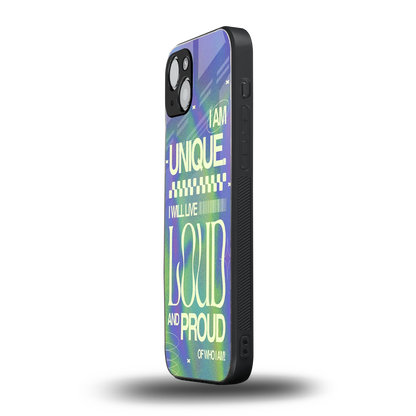 Uniquely Me iphone 15 mobile cover | shockproof glass phone case
