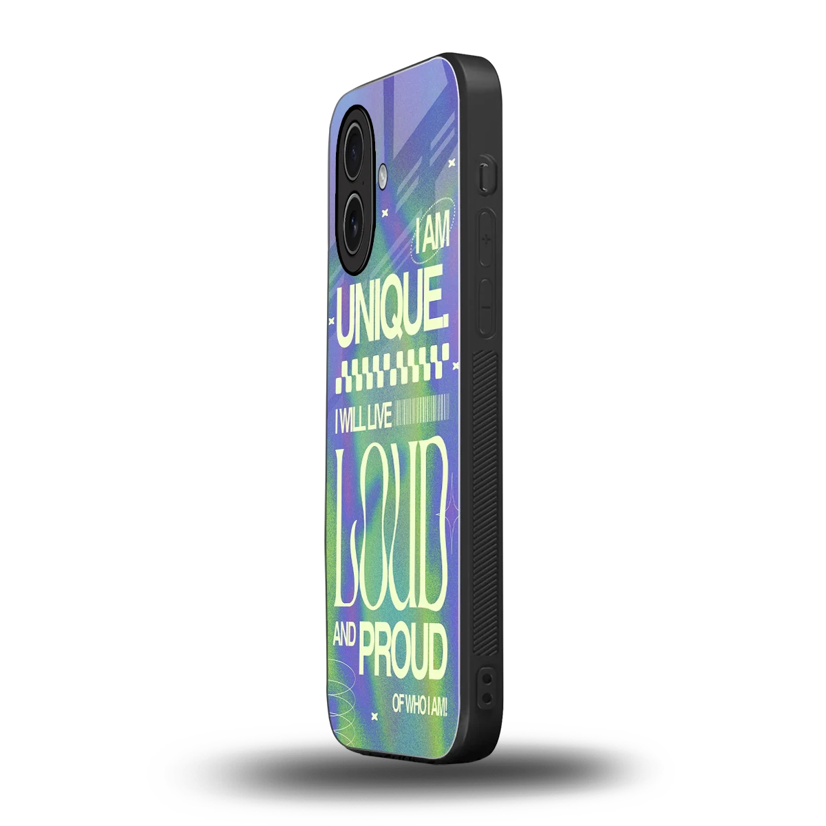 Uniquely Me iphone 17 mobile cover | shockproof glass phone case