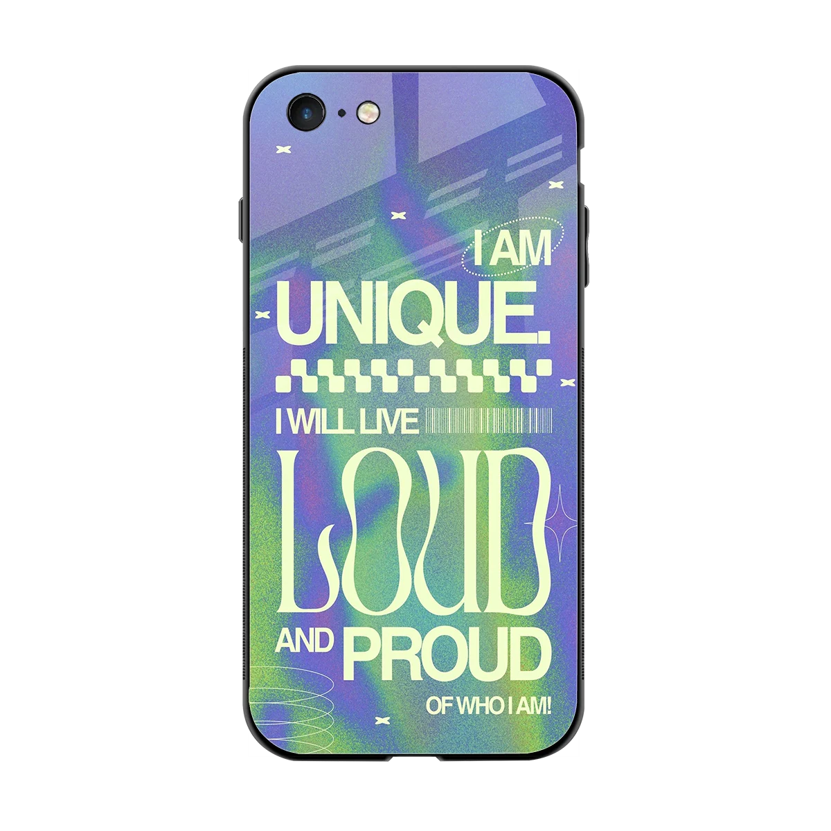 Uniquely Me back phone cover | glass case for iphone 6s