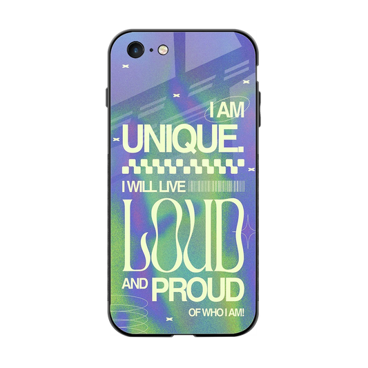 Uniquely Me back phone cover | glass case for iphone 6s