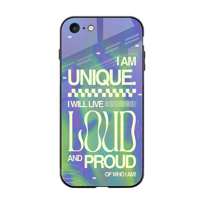 Uniquely Me back phone cover | glass case for iphone 7