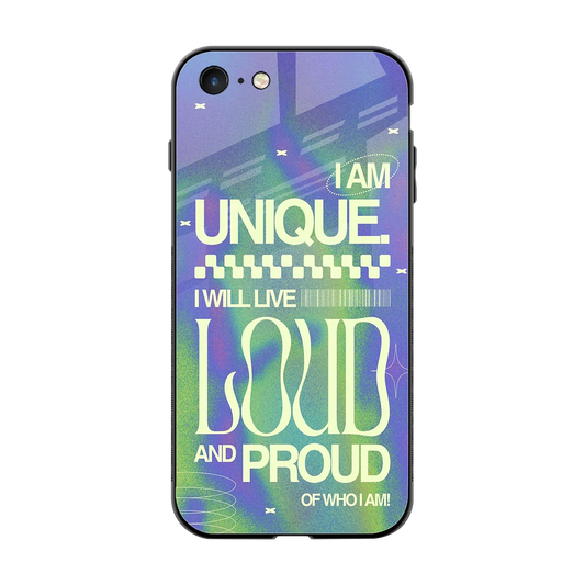 Uniquely Me back phone cover | glass case for iphone 7