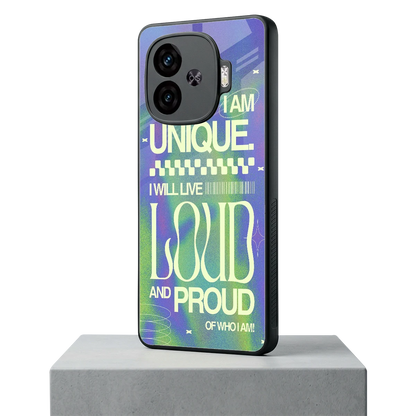 Uniquely Me iqoo neo 10r 5g mobile cover | shockproof glass phone case