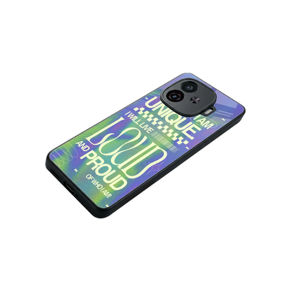 Uniquely Me stylish phone case for iqoo neo 10r 5g | glossy glass and slim fit