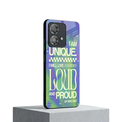 Uniquely Me motorola edge 40 neo 5g mobile cover | shockproof glass phone case