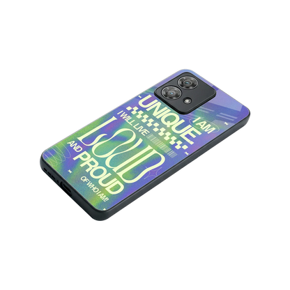 Uniquely Me stylish phone case for motorola edge 40 neo 5g | glossy glass and slim fit