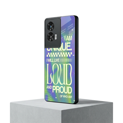 Uniquely Me motorola edge 50 fusion mobile cover | shockproof glass phone case