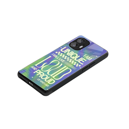 Uniquely Me stylish phone case for nothing phone 2 | glossy glass and slim fit