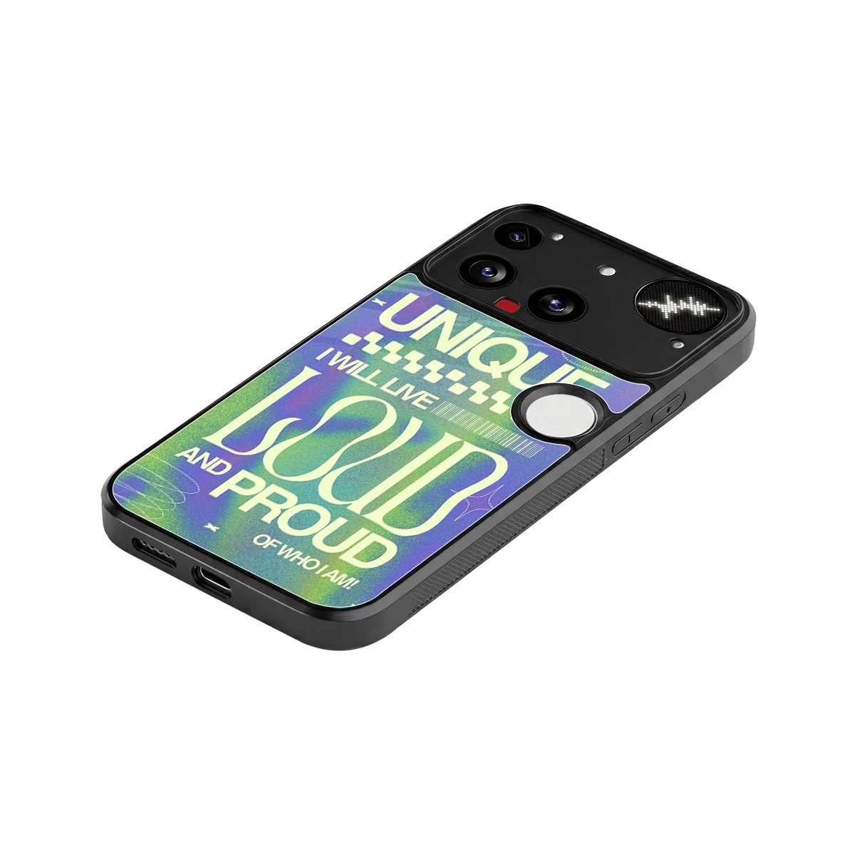 Uniquely Me stylish phone case for nothing phone 3 | glossy glass and slim fit