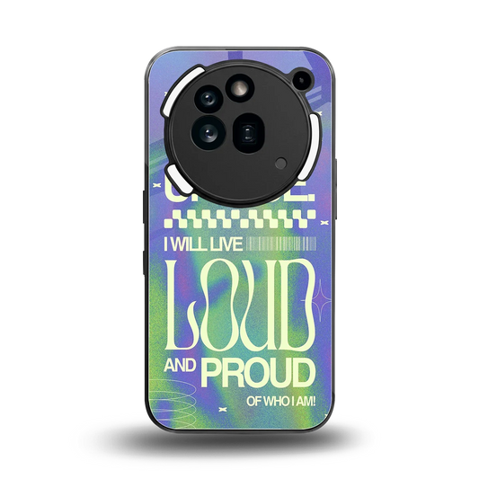 Uniquely Me back phone cover | glass case for nothing phone 3a pro