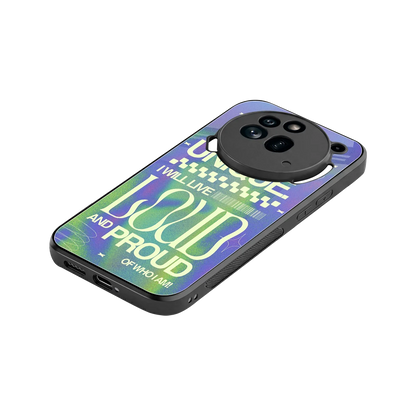 Uniquely Me stylish phone case for nothing phone 3a pro | glossy glass and slim fit
